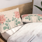 A Simple Rose Pillow Sham Gallery Image 2