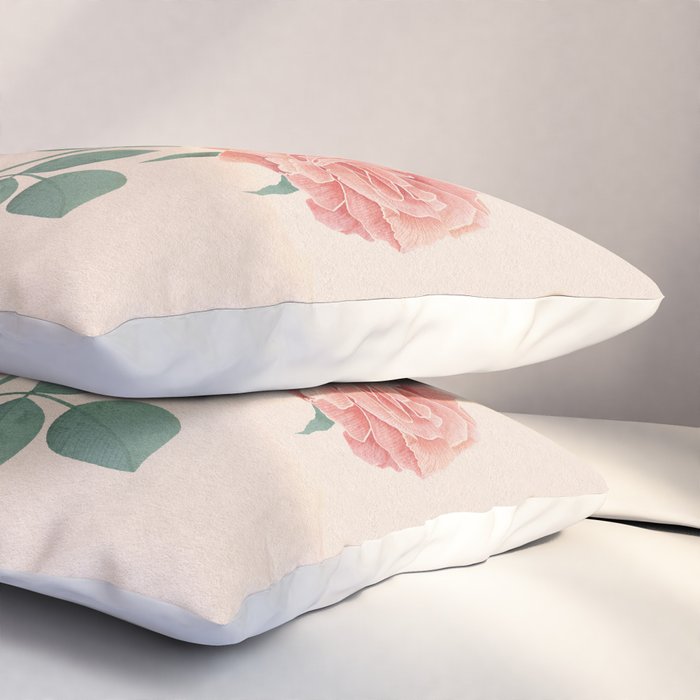 A Simple Rose Pillow Sham Gallery Image 3