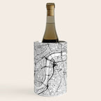 London White Map Wine Chiller Gallery Image 1
