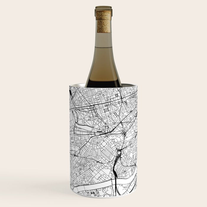 London White Map Wine Chiller Gallery Image 2