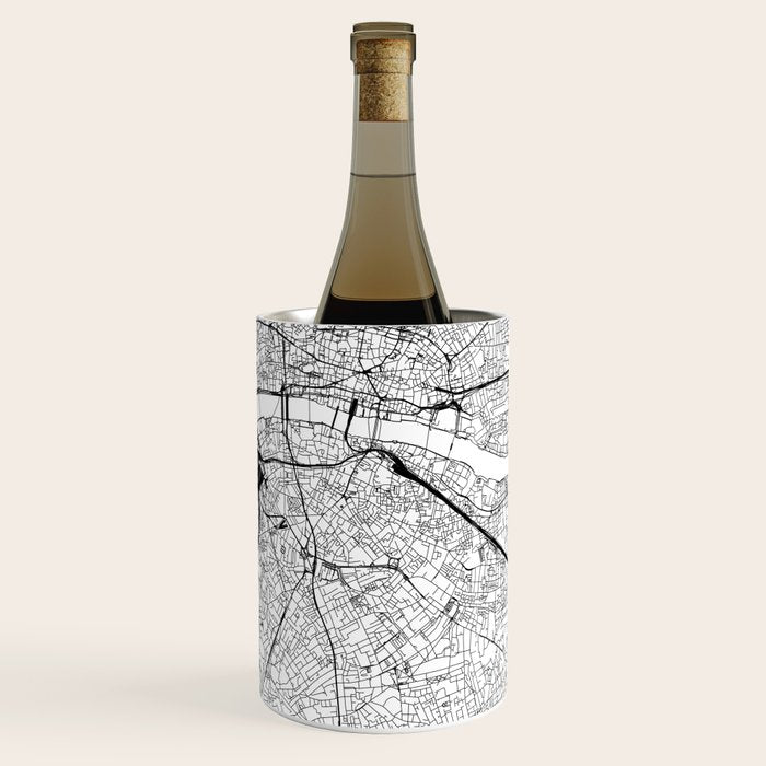 London White Map Wine Chiller Gallery Image 3