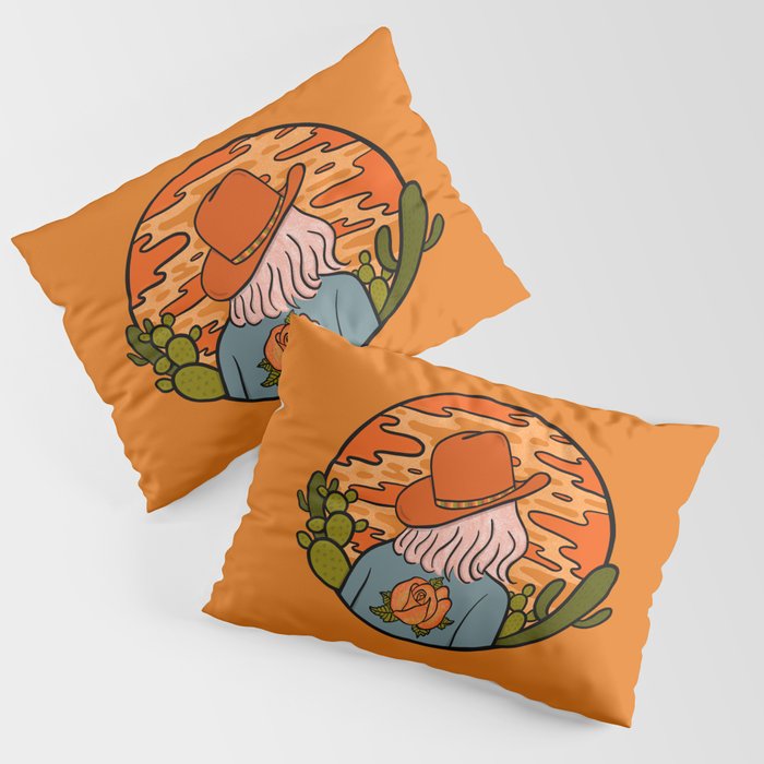 Desert Cowgirl Pillow Sham Gallery Image 3