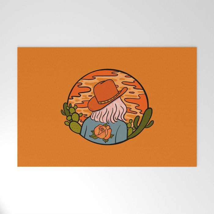 Desert Cowgirl Welcome Mat Gallery Image 1
