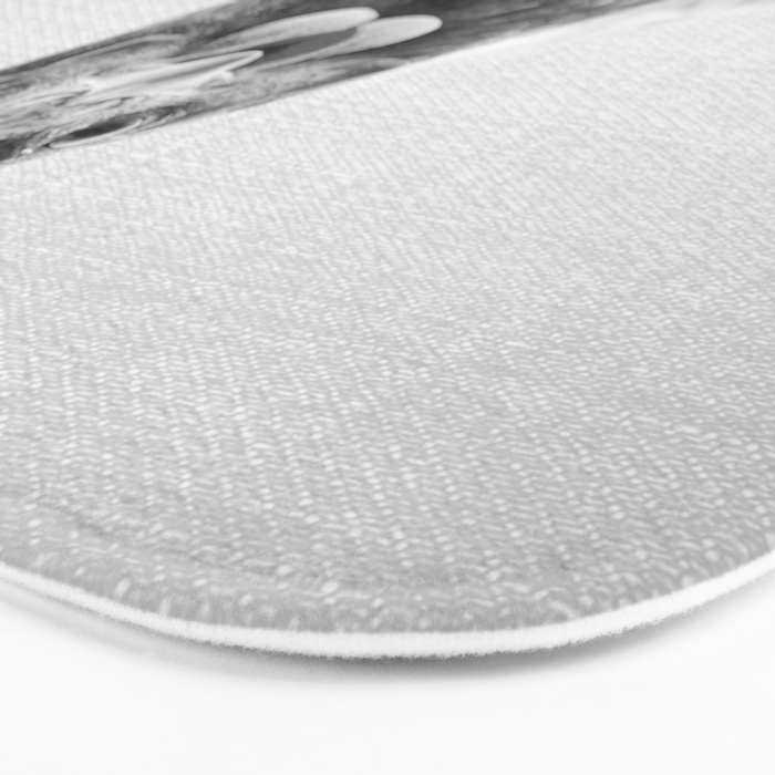 Chicken - Black & White Bath Mat Gallery Image 3