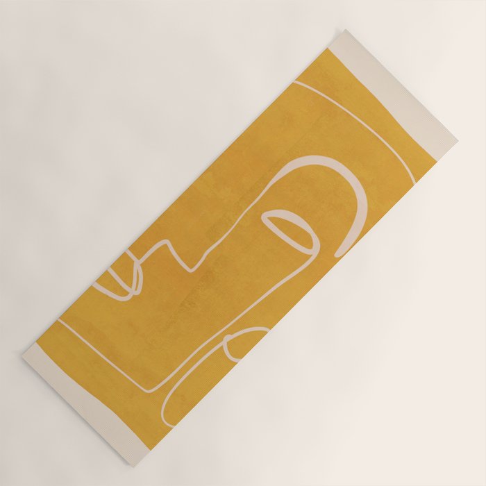 Abstract Face 33 Yoga Mat Gallery Image 1