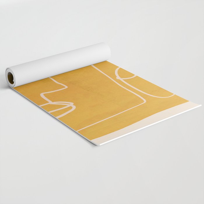 Abstract Face 33 Yoga Mat Gallery Image 2