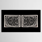 Woodcut Cactus Tablecloth Gallery Image 2