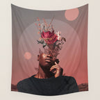 Pale memories of Dusk Wall Tapestry Gallery Image 4