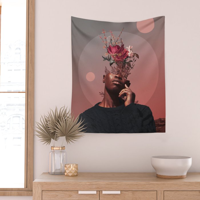 Pale memories of Dusk Wall Tapestry Gallery Image 2