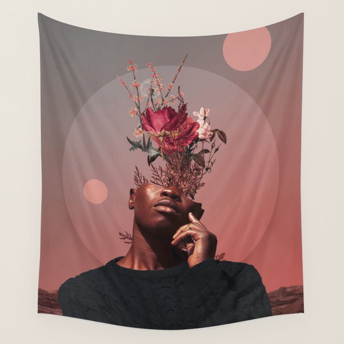 Pale memories of Dusk Wall Tapestry Gallery Image 1