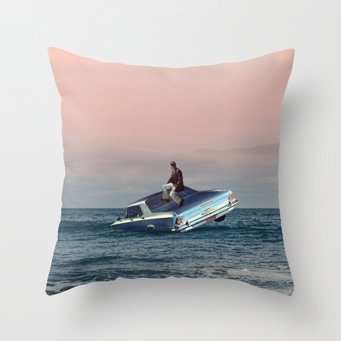 Garrett Alone Throw Pillow Gallery Image 1