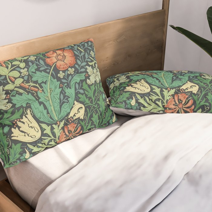 William Morris "Compton" Pillow Sham Gallery Image 2