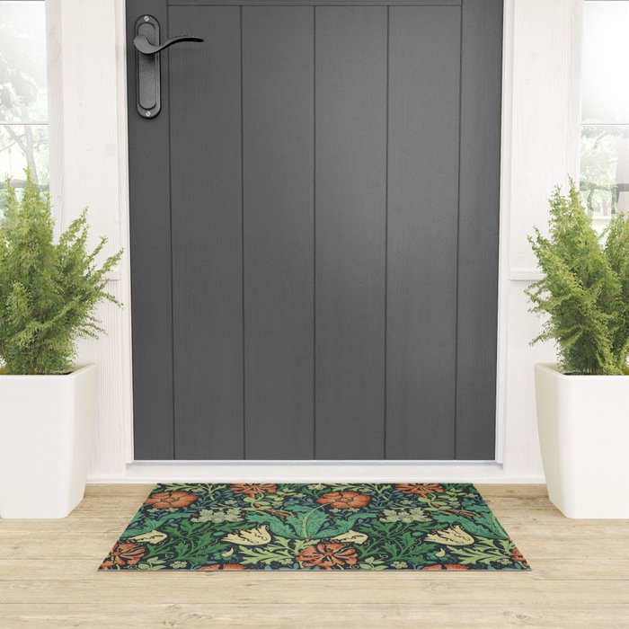 William Morris "Compton" Welcome Mat Gallery Image 3