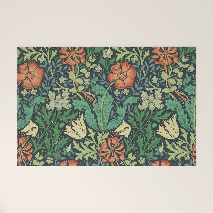 William Morris "Compton" Welcome Mat Gallery Image 1