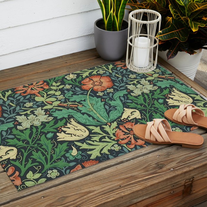 William Morris "Compton" Outdoor Rug Gallery Image 2