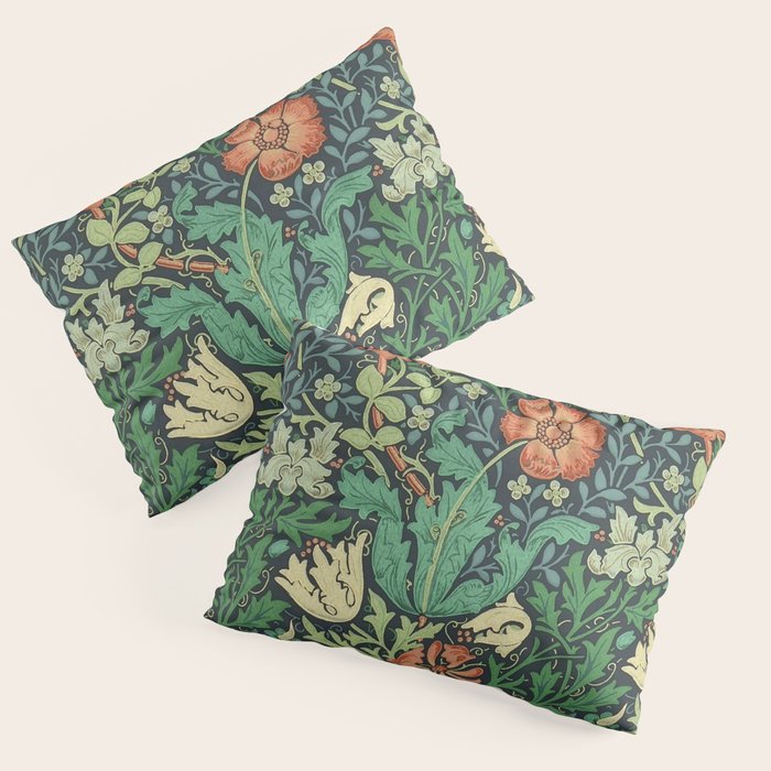 William Morris "Compton" Pillow Sham Gallery Image 1
