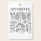 Optometrist Optometry Eye Doctor Tools Vintage Patent Print Cutting Board Gallery Image 1