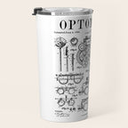 Optometrist Optometry Eye Doctor Tools Vintage Patent Print Travel Mug Gallery Image 3