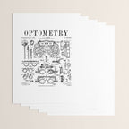 Optometrist Optometry Eye Doctor Tools Vintage Patent Print Wrapping Paper Gallery Image 3