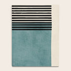 Blue Black Gray Abstract Bold Linen Wall Art 01 Notebook Gallery Image 4
