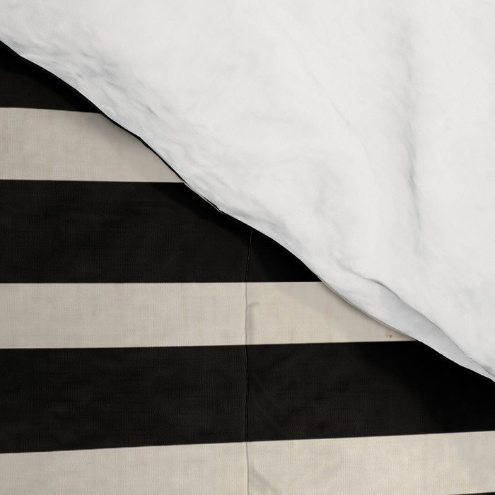 Blue Black Gray Abstract Bold Linen Wall Art 01 Comforter Gallery Image 4