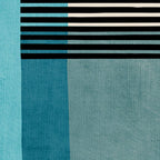 Blue Black Gray Abstract Bold Linen Wall Art 01 Coffee Mug Gallery Image 2