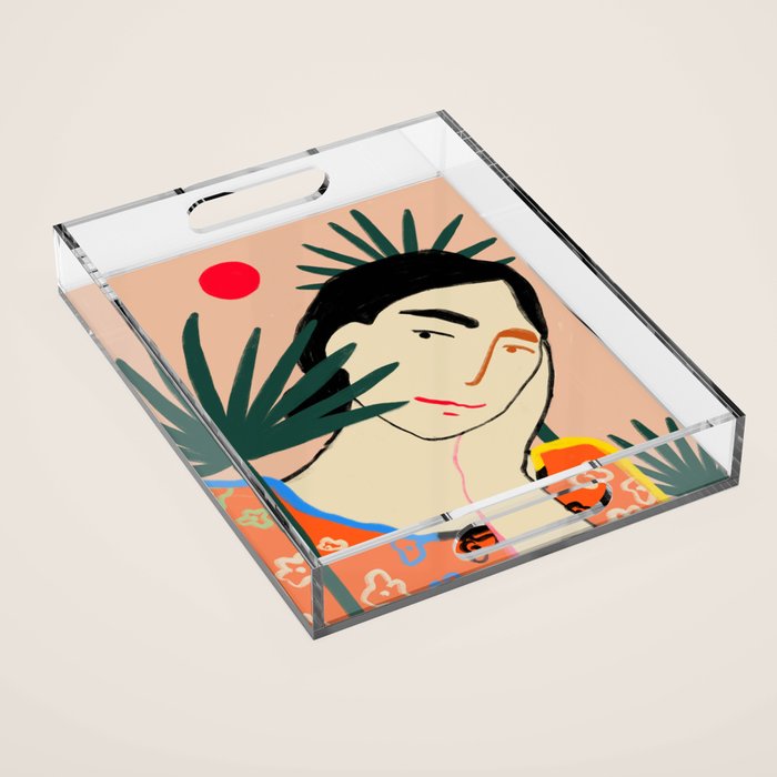 VACATION MOOD Acrylic Tray Gallery Image 1