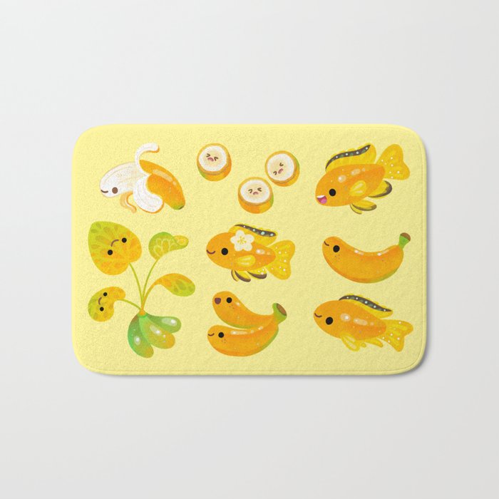 Banana cichlid Bath Mat Gallery Image 1