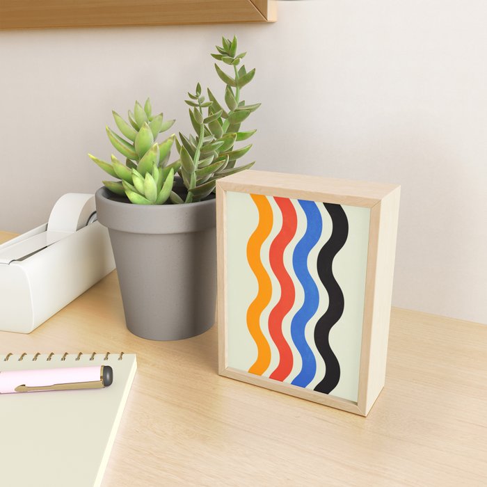 Bauhaus Waves Mini Art Print Gallery Image 2