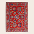 Red Suzani  Kazak Persian Rug Poster Gallery Image 4