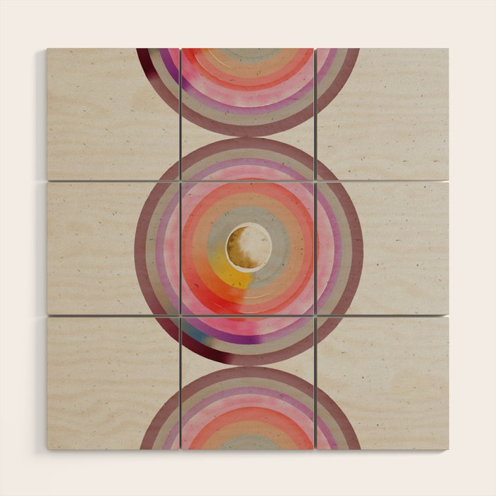 Desert Rainbow Wood Wall Art Gallery Image 1