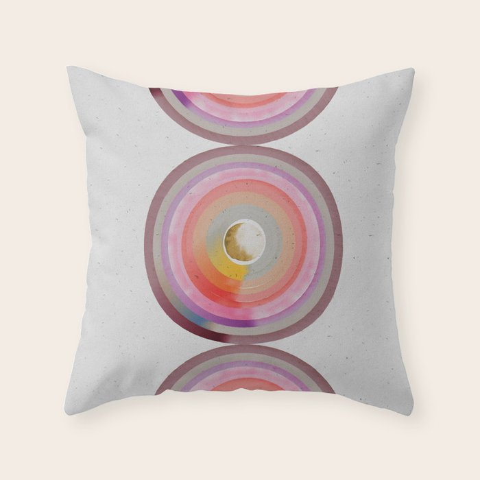 Desert Rainbow Throw Pillow Gallery Image 1