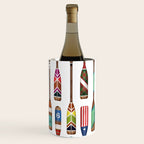 Paddles Lake Oars Colorful Wine Chiller Gallery Image 1