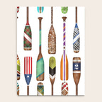 Paddles Lake Oars Colorful Notebook Gallery Image 4