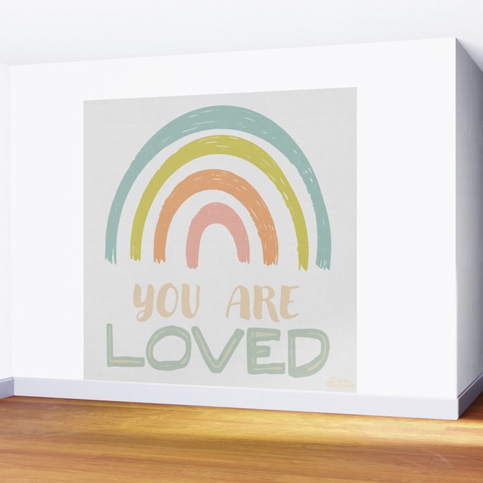 You Are Loved Wall Mural Gallery Image 2