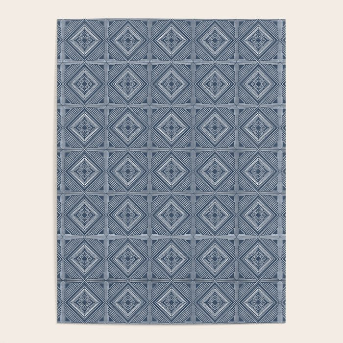 Boho Tiles | Atlantic Blue Poster Gallery Image 4
