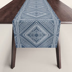 Boho Tiles | Atlantic Blue Table Runner Gallery Image 1