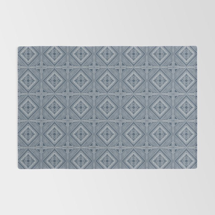 Boho Tiles | Atlantic Blue Rug Gallery Image 2