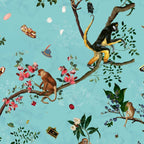 Monkey World Aqua Coffee Mug Gallery Image 2