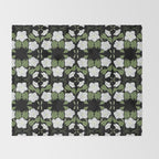Moonflowers Throw Blanket Gallery Image 2