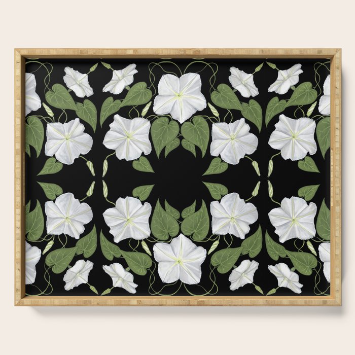 Moonflowers Serving Tray Gallery Image 1