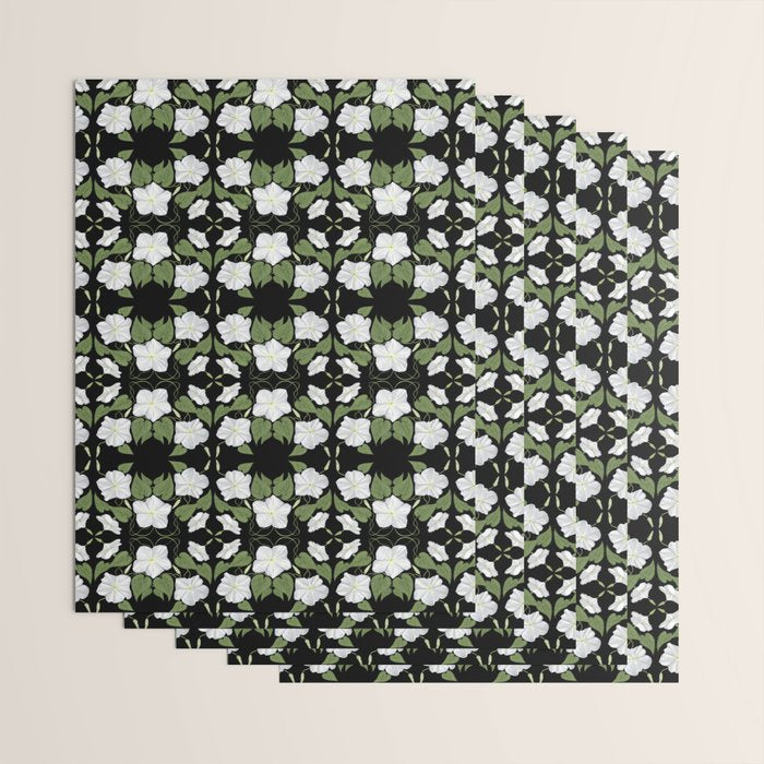 Moonflowers Wrapping Paper Gallery Image 3