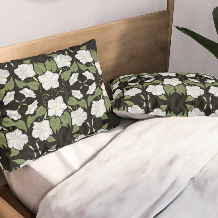 Moonflowers Pillow Sham Gallery Image 2