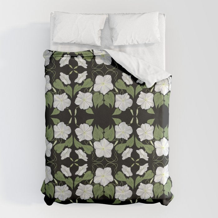 Moonflowers Duvet Cover Gallery Image 1