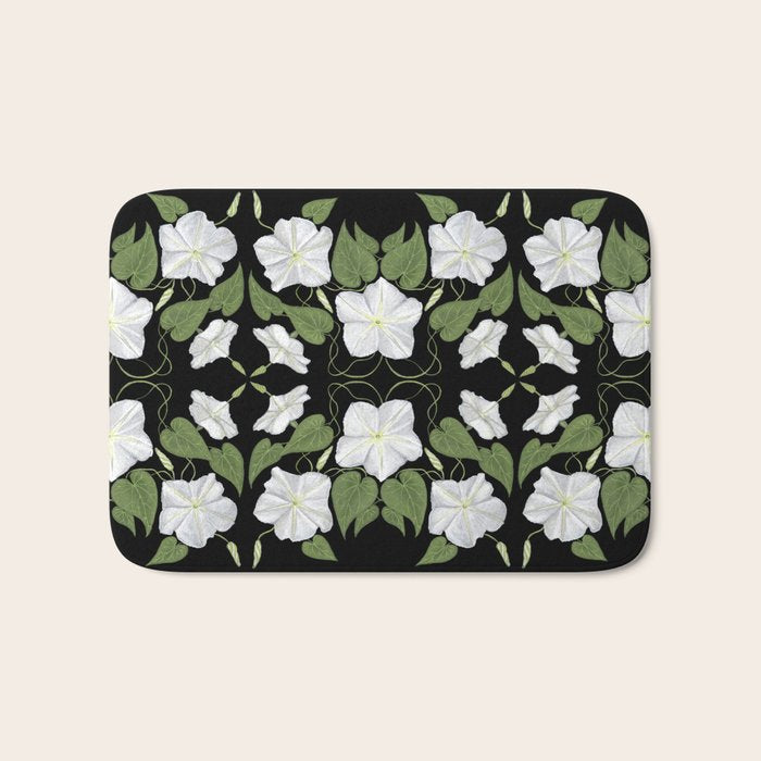 Moonflowers Bath Mat Gallery Image 1
