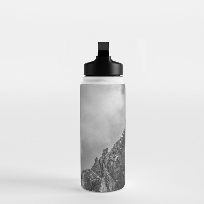 Dolomites Black and White Water Bottle Gallery Image 3