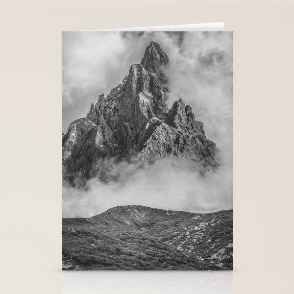 Dolomites Black and White Stationery Card Gallery Image 2