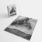 Dolomites Black and White Jigsaw Puzzle Gallery Image 2