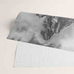 Dolomites Black and White Wrapping Paper Gallery Image 2