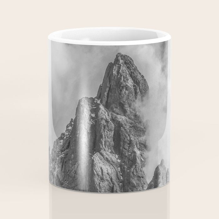 Dolomites Black and White Coffee Mug Gallery Image 4
